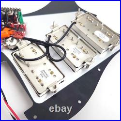 HHH Prewired Loaded Pickguard Alnico 5 Humbucker Pickups for Fender Strat Guitar