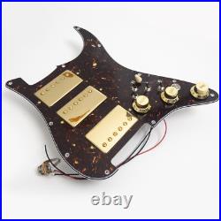 HHH Prewired Loaded Pickguard with Humbucker Pickups for Fender Strat Guitar