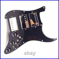 HHH Prewired Loaded Pickguard with Humbucker Pickups for Fender Strat Guitar