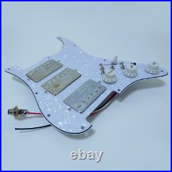 HHH Prewired Loaded Pickguard with Humbucker Pickups for Fender Strat Guitar