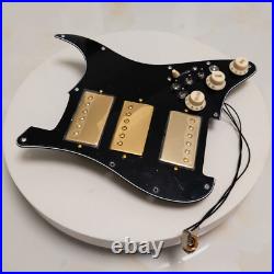HHH Prewired Loaded Pickguard with Humbucker Pickups for Fender Strat Guitar
