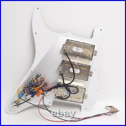 HHH Prewired Loaded Pickguard with Humbucker Pickups for Fender Strat Guitar