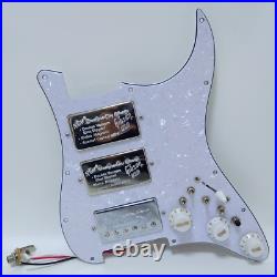 HHH Prewired Loaded Pickguard with Humbucker Pickups for Fender Strat Guitar