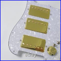 HHH Prewired Loaded Pickguard with Humbucker Pickups for Fender Strat Guitar HHH Prewired Loaded Pickguard with Humbucker Pickups for Fender Strat Guitar