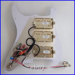 HHH Prewired Loaded Pickguard with Humbucker Pickups for Fender Strat Guitar HHH Prewired Loaded Pickguard with Humbucker Pickups for Fender Strat Guitar