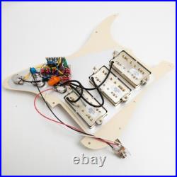 HHH Prewired Loaded Pickguard with Humbucker Pickups for Fender Strat Guitar