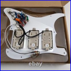 HHH Prewired Loaded Pickguard with Humbucker Pickups for Fender Strat Guitar