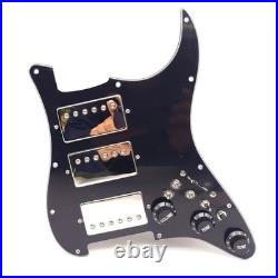 HHH Prewired Loaded Pickguard with Humbucker Pickups for Fender Strat Guitar