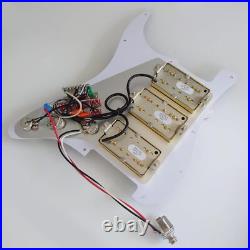 HHH Prewired Loaded Pickguard with Humbucker Pickups for Fender Strat Guitar HHH Prewired Loaded Pickguard with Humbucker Pickups for Fender Strat Guitar