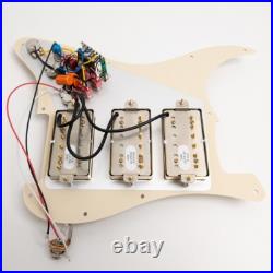 HHH Prewired Loaded Pickguard with Humbucker Pickups for Fender Strat Guitar