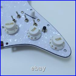 HHH Prewired Loaded Pickguard with Humbucker Pickups for Fender Strat Guitar