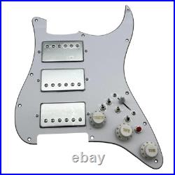 HHH prewired Loaded Pickguard with Humbucker Pickups for Fender Strat Guitar