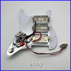 HHH prewired Loaded Pickguard with Humbucker Pickups for Fender Strat Guitar