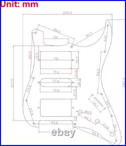 HSH Guitar Multifunction Loaded Prewired Pickguard Fit Stratocaster Strat HSH Guitar Multifunction Loaded Prewired Pickguard Fit Stratocaster Strat