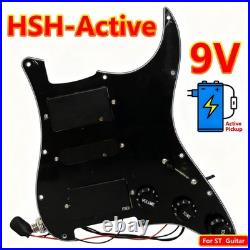 HSH Guitar Prewired Loaded Pickguard Active Pickups for Fender Strat Guitar