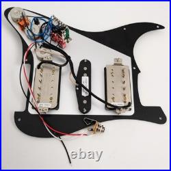 HSH Prewired Loaded Pickguard with Ainico 5 Pickups for Fender Strat Guitar