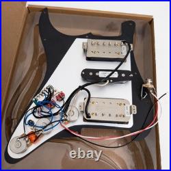 HSH Prewired Loaded Pickguard with Ainico 5 Pickups for Fender Strat Guitar