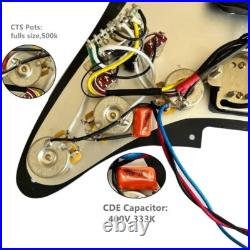 HSH Prewired Loaded Pickguard with Alnico 5 Pickups for Fender Strat Guitar