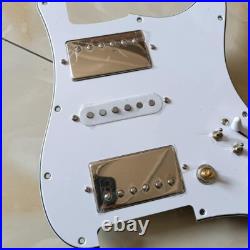 HSH Prewired Loaded Strat Pickguard Alnico 5 Humbucker Pickups Set for Fender ST HSH Prewired Loaded Strat Pickguard Alnico 5 Humbucker Pickups Set for Fender ST