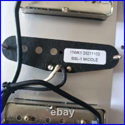 HSH Prewired Loaded Strat Pickguard Alnico 5 Humbucker Pickups Set for Fender ST HSH Prewired Loaded Strat Pickguard Alnico 5 Humbucker Pickups Set for Fender ST