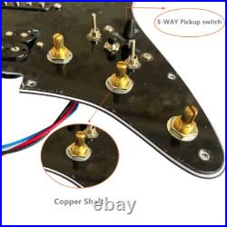 HSH Prewired Strat Guitar Pickguard Loaded Alnico V Humbucker Pickup CTS Pots HSH Prewired Strat Guitar Pickguard Loaded Alnico V Humbucker Pickup CTS Pots