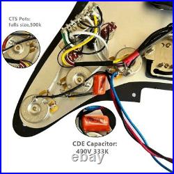 HSH Prewired Strat Guitar Pickguard Loaded Alnico V Humbucker Pickup CTS Pots HSH Prewired Strat Guitar Pickguard Loaded Alnico V Humbucker Pickup CTS Pots