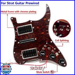 HSH Prewired Strat Pickguard Set Coil Split Humbucker Pickups Loaded Strat Pi