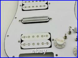 HSH White Guitar Loaded Prewired Pickguard Multi Sound For Stratocaster Strat