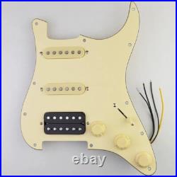 HSS Guitar Prewired Loaded Pickguard, Alnico 5 Pickups Fit Stratocaster Strat HSS Guitar Prewired Loaded Pickguard, Alnico 5 Pickups Fit Stratocaster Strat