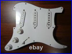 Handmade Loaded Sss Pre-wired Strat Pickguard With Treble Bleed And Tele Mode