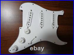 Handmade Loaded Sss Pre-wired Strat Pickguard With Treble Bleed And Tele Mode