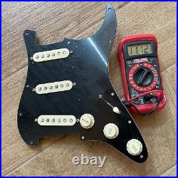 Klein S8 David Gilmour Black Strat Pickup Set Prewired Loaded Pickguard Guitar