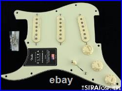 LEFTY Fender American Ultra Stratocaster LOADED PICKGUARD Strat S1 Noiseless