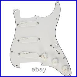 Lace Sensor Triple Gold Loaded Pickguard for Strat, WHITE, 21042