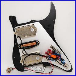 Left Hand Prewired Loaded Pickguard for Fender Strat Guitar, 11 Hole, Alnico 5