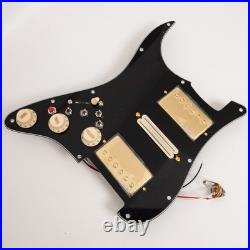 Left Hand Prewired Loaded Pickguard for Fender Strat Guitar, 11 Hole, Alnico 5