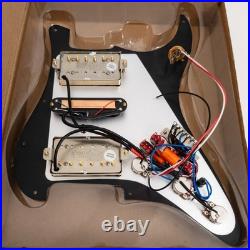 Left Hand Prewired Loaded Pickguard for Fender Strat Guitar, 11 Hole, Alnico 5
