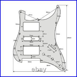 Left Hand Prewired Loaded Pickguard for Fender Strat Guitar, 11 Hole, Alnico 5