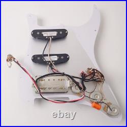 Left Handed SSH Prewired Loaded Pickguard for USA/Mexican Fender Strat Guitar