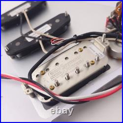 Left Handed SSH Prewired Loaded Pickguard for USA/Mexican Fender Strat Guitar