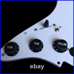 Left-Handed SSS Prewired Strat Guitar Pickguard Set Loaded Strat Scratchplate