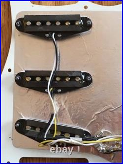 Lefty 2000s Genuine Fender NOS Relic Strat Guitar Left Pickups Loaded Pickguard