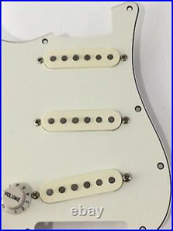 Lefty Fender Strat Loaded Pickguard Guitar Custom Shop Pickups USA Made Left 62