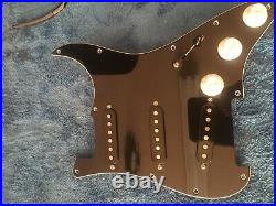 Loaded American Fender Stratocaster Pickguard. Custom Wound Pickups