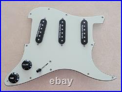 Loaded Pickguard for Fender Strat 11 hole, Calibrated Seymour Duncan Set SSL6