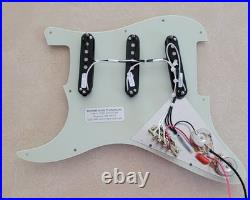 Loaded Pickguard for Fender Strat 11 hole, Calibrated Seymour Duncan Set SSL6