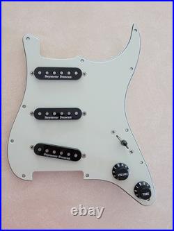 Loaded Pickguard for Fender Strat 11 hole, Calibrated Seymour Duncan Set SSL6