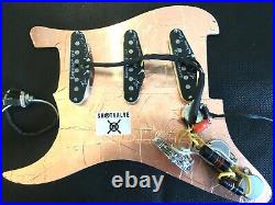 Loaded Pickguard for Stratocaster Strat PTB 50's PIO Bumblebees Bootstrap Pickup