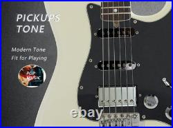 Loaded SSH Strat Pickguard Black Alnico V Pickups Wax Potted 500k Pots