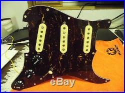 Loaded Strat Pickguard, Benson Handwound Gypsy 69 Pickups Stratocaster